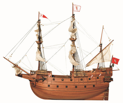 Schiffsmodell Galeone San Martin Holzbausatz Maßstab 1:90