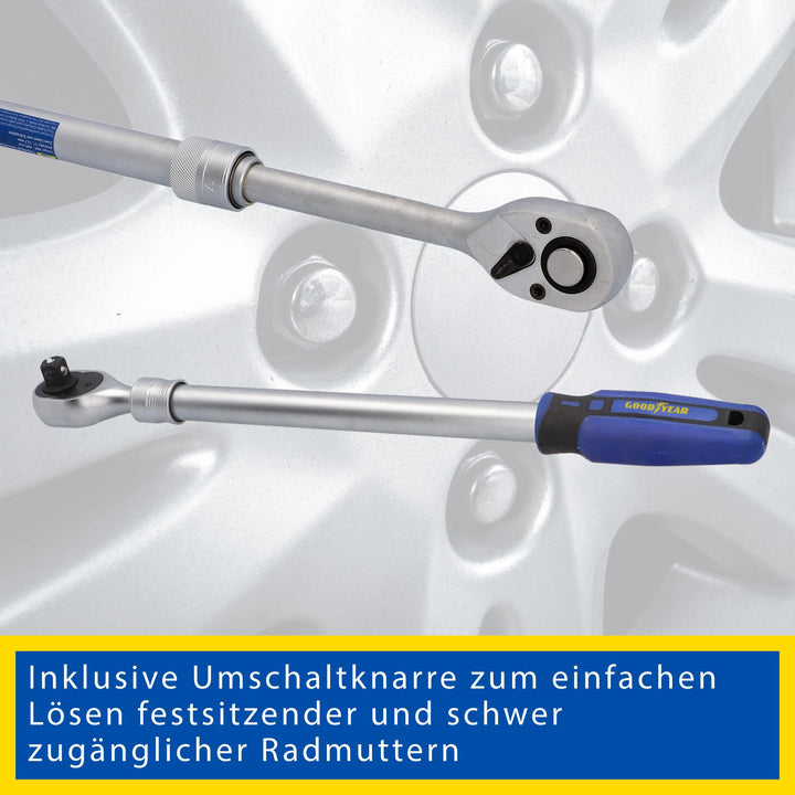 Radwechsel-Set 6-teilig Chrom-Vanadium mit Drehmomentschlüssel - Bild 8