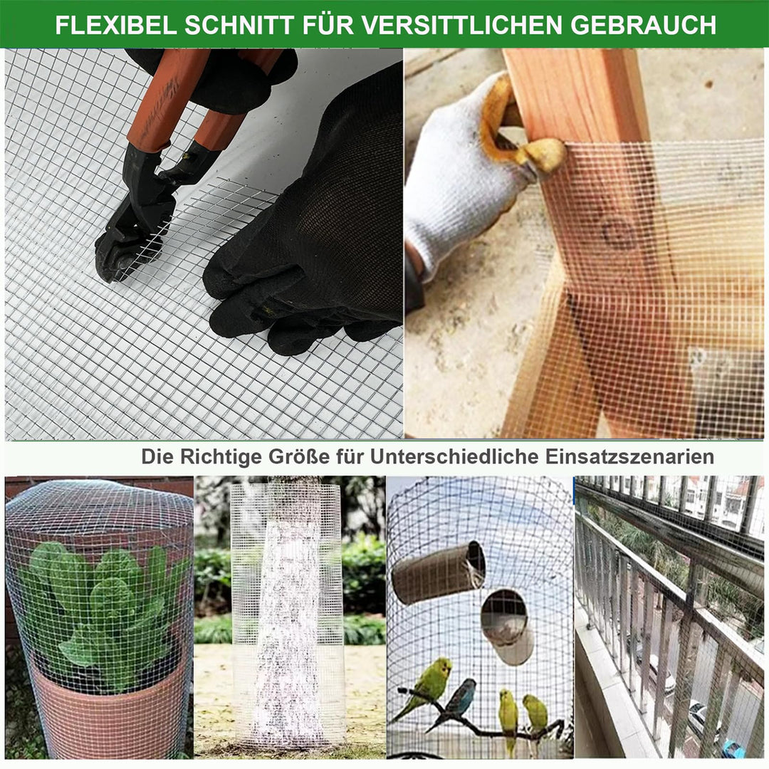 Wühlmausgitter heissverzinkt 1x10m Maschenweite 12,7mm Hochbeet - Bild 6