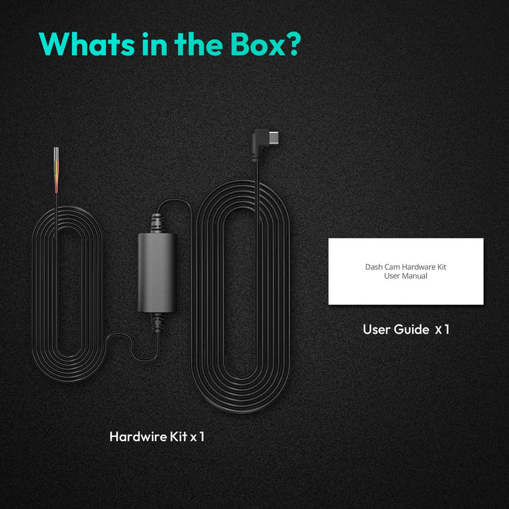 Dashcam Hardwire-Kit USB-C 2,74 m Kabel mit Unterspannungsschutz - Bild 5