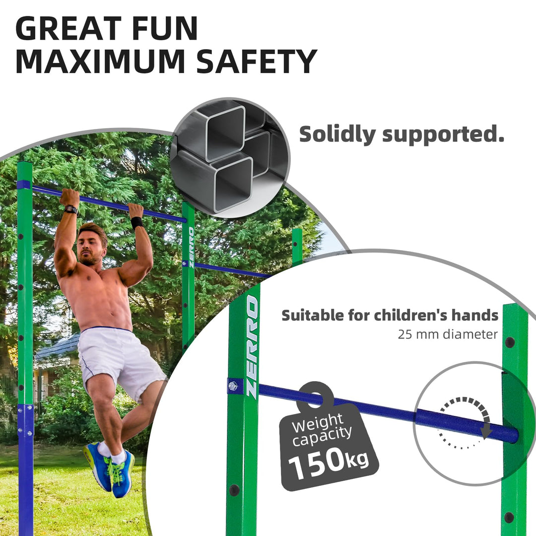 Reckstange Outdoor 5-stufig höhenverstellbar 80–180 cm bis 150 kg - Bild 7