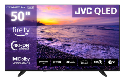 QLED Fernseher 50 Zoll 4K UHD Fire TV Smart TV mit Alexa