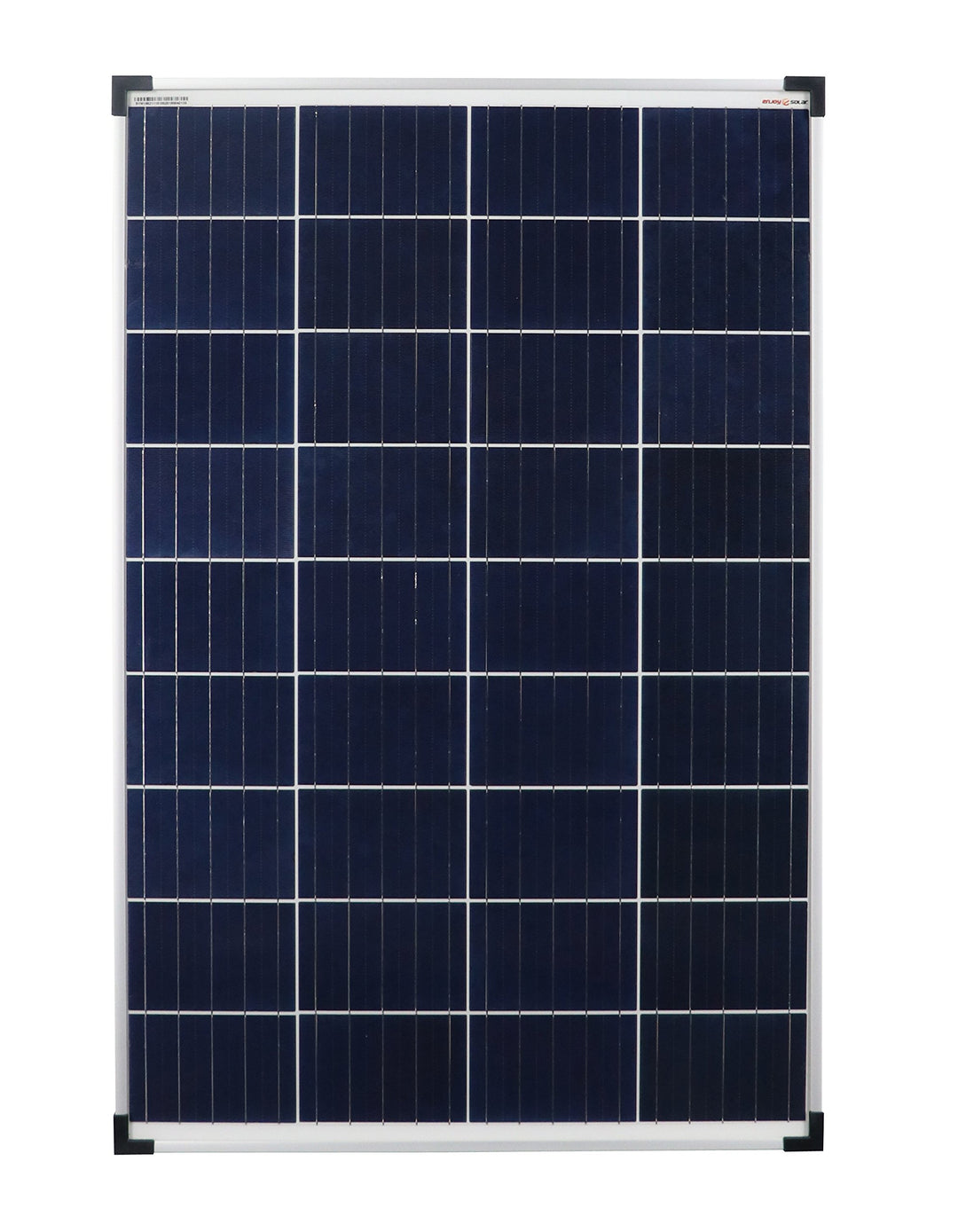 Solarmodul Polykristallin 100W 12V für Wohnmobil, Boot &amp; Gartenhaus