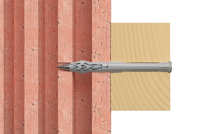 Langschaftdübel Nylon 10x80mm TX40 mit Senkkopfschraube, 50 Stück - Bild 5