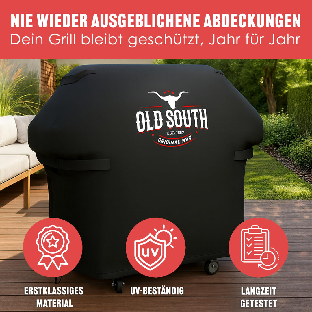 Grillabdeckung Gasgrill wasserdicht schwarz wetterfest - Bild 3