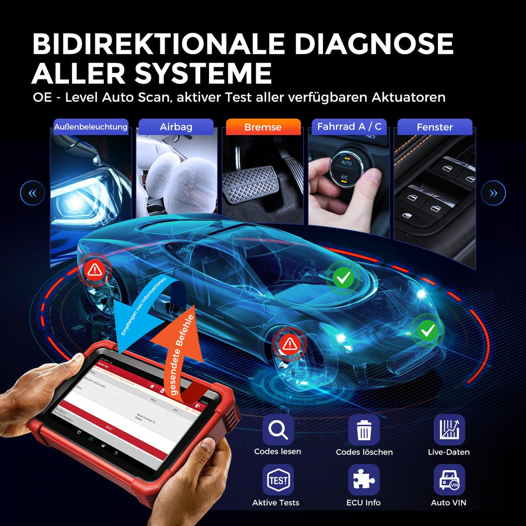 OBD2-Diagnosegerät mit ECU-Codierung CANFD DoIP 45+ Funktionen - Bild 5