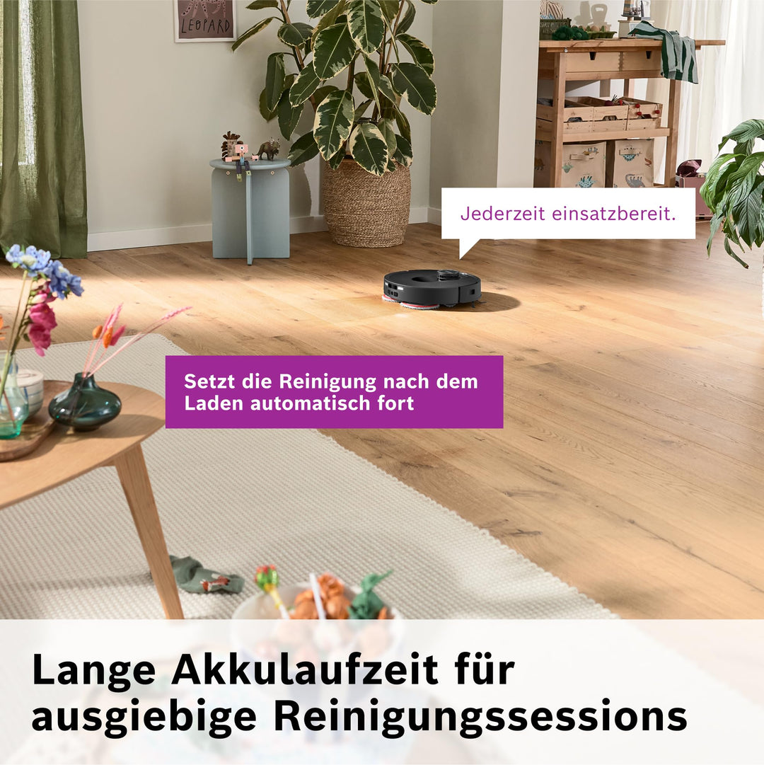 Saug- und Wischroboter 11.000 Pa mit Nass-Trocken-Servicestation