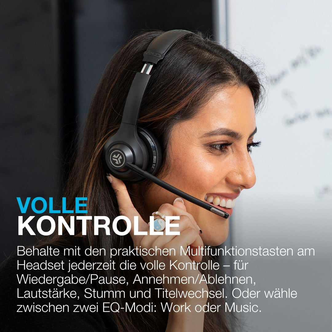 Bluetooth Headset On-Ear 55h Akku 2-Mic ENC USB-C für Homeoffice - Bild 9