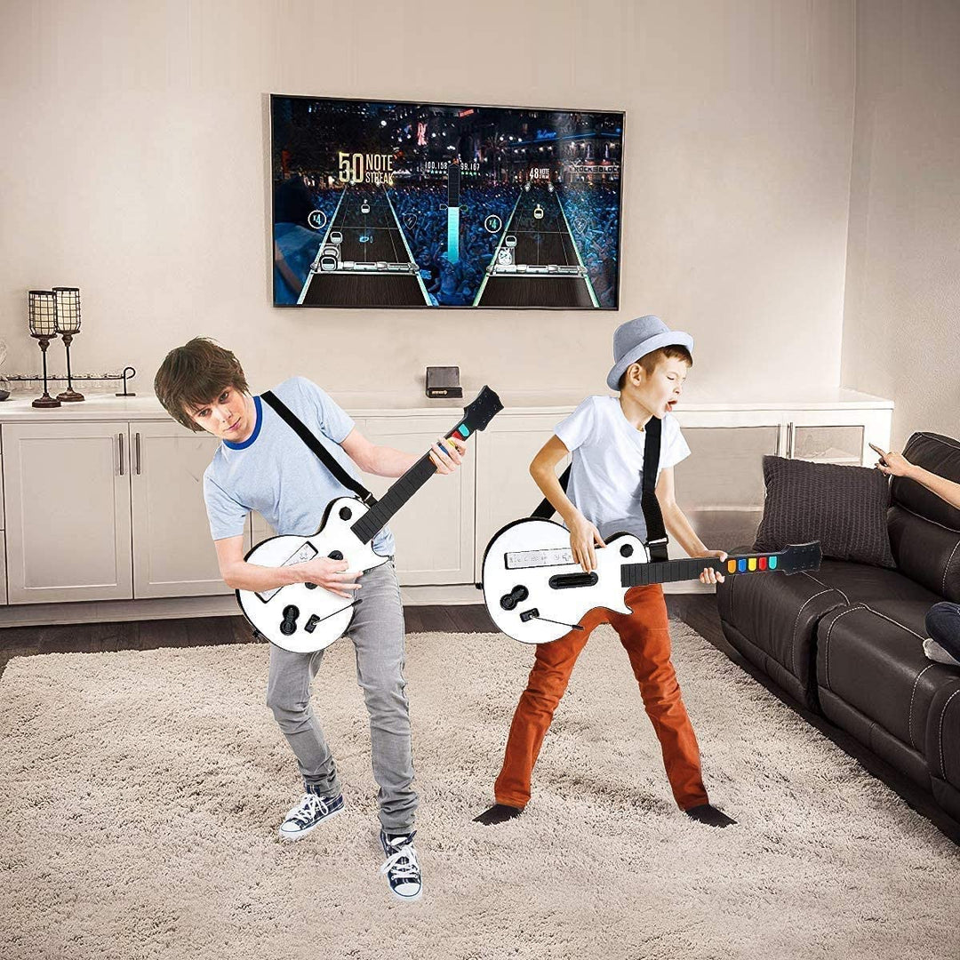 Gitarrencontroller Wii kabellos Les-Paul-Stil für Guitar Hero &amp; Rock Band - Bild 9