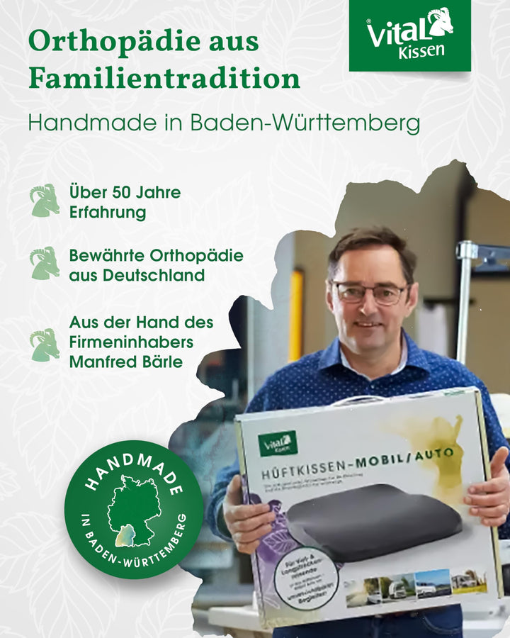 Orthopädisches Keilkissen Bürostuhl ergonomisch gegen Rückenschmerzen - Bild 6
