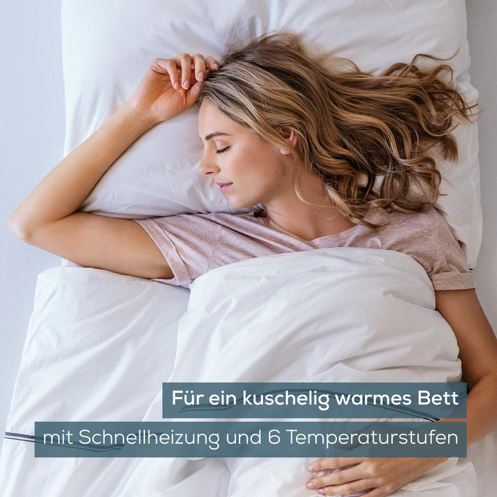 Wärmeunterbett 150x80 cm Baumwolle 6 Stufen mit Schnellheizung - Bild 3