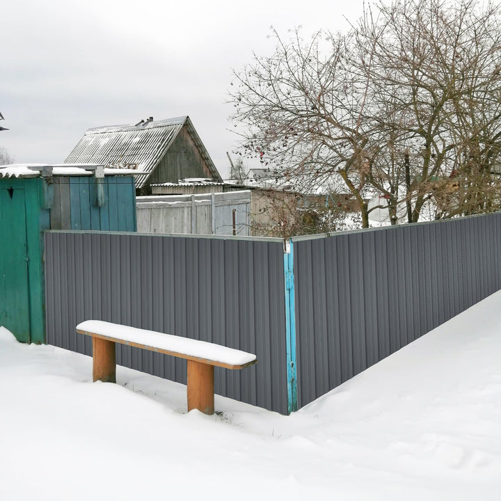 Trapezblech Set 22-teilig verzinkter Stahl 10,12m² für Carport Gartenhaus - Bild 6