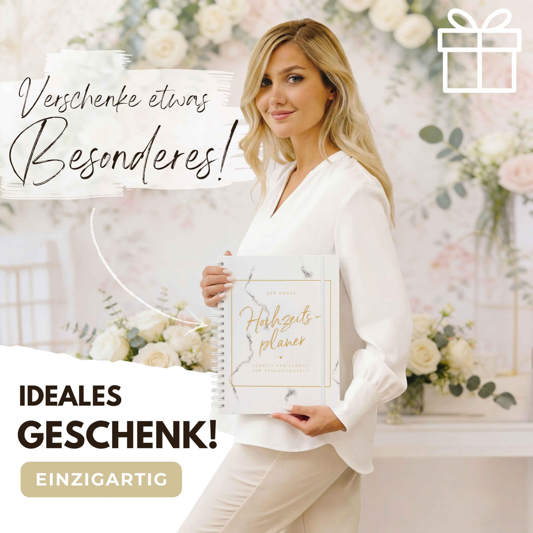 Hochzeitsplaner Buch Deutsch 200 Seiten mit 18-Monats-Kalender