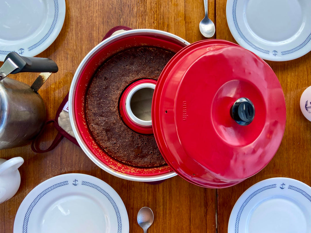 Silikonform Duo für Omnia-Backofen 2 Formen Antihaft rot - Bild 4