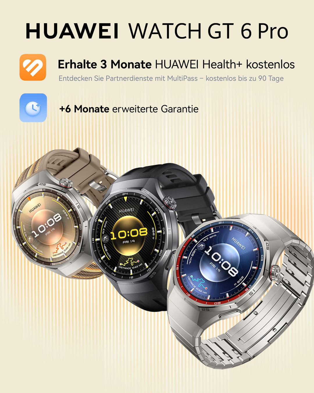 Smartwatch 46mm Titan Saphirglas EKG GPS 21 Tage Akku - Bild 3
