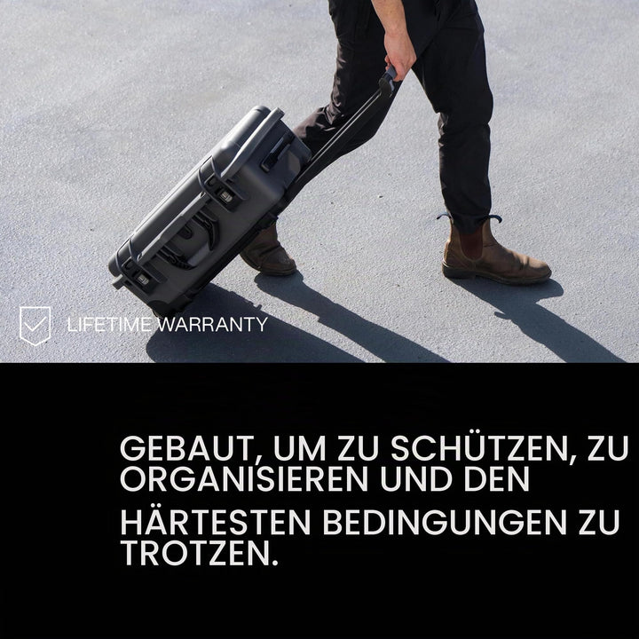 Hartschalenkoffer Kamera IP67 mit Rollen und Trennwänden 56x36x23 cm - Bild 8