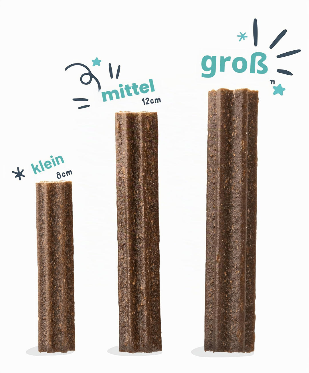 Dental Sticks Hund gross Eukalyptus &amp; Apfel 8x7 Kausticks - Bild 5