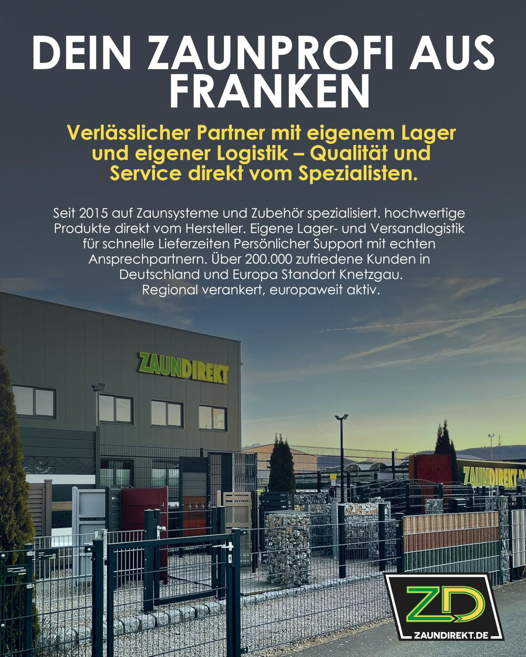 Wandanschlusswinkel Doppelstabmattenzaun Anthrazit 10er-Set - Bild 7