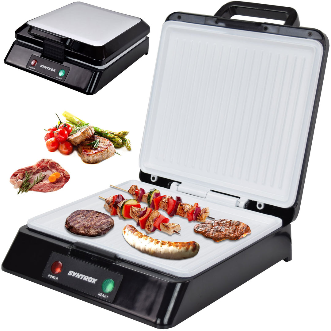 Kontaktgrill XXL elektrisch mit Keramikbeschichtung 2000 Watt