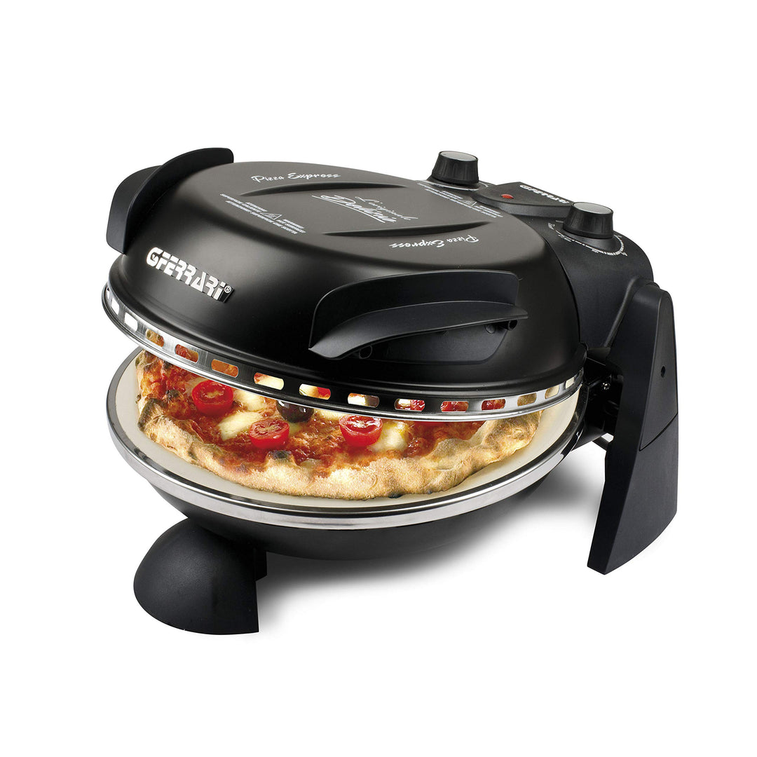 Pizzaofen elektrisch 1200W bis 400°C mit Steinplatte 31cm - Bild 3