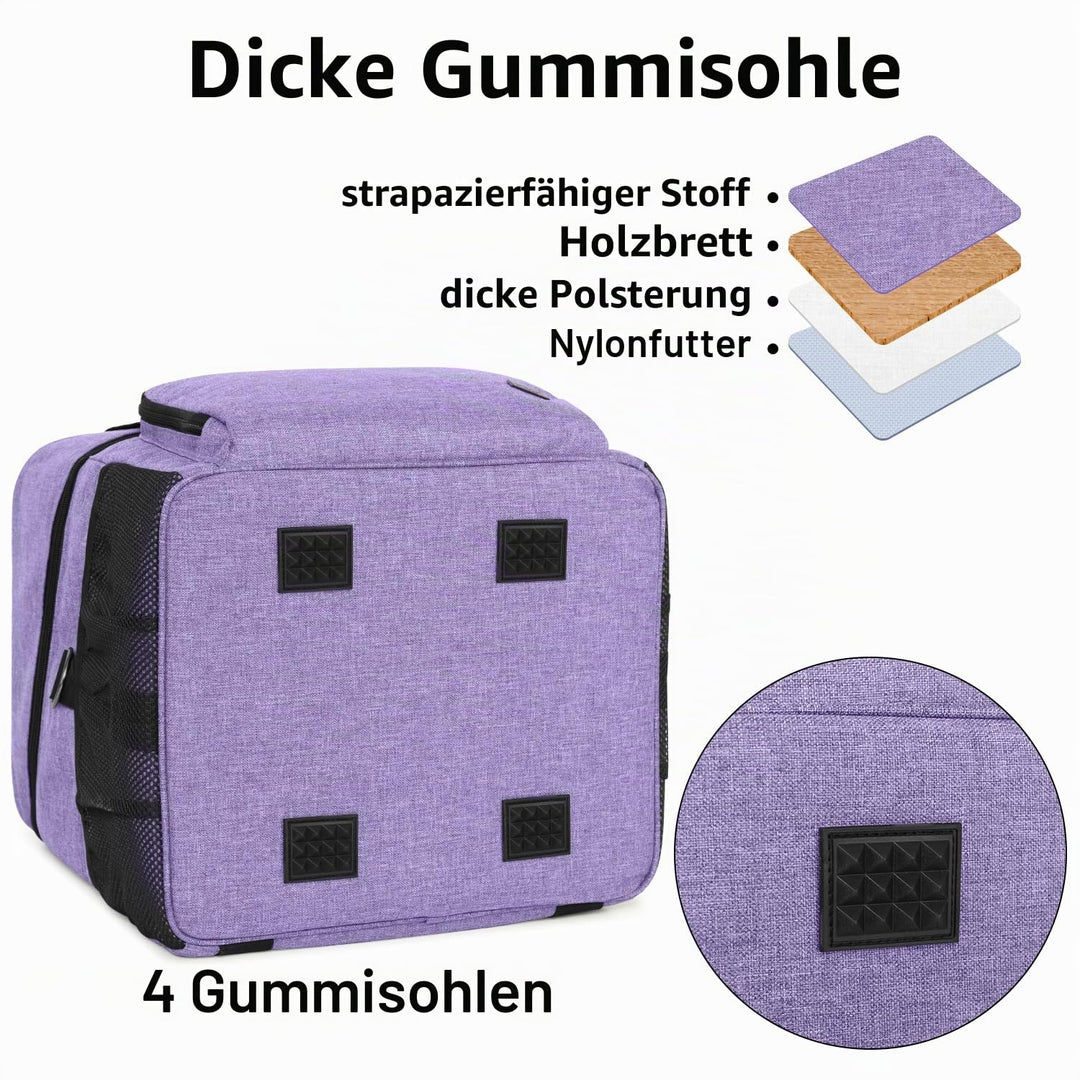 Overlocktasche Nylon mit Polsterung 33x30x34 cm fuer Serger - Bild 4