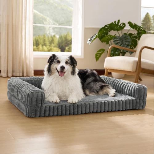 Orthopädisches Hundebett 106x76x18cm Memory-Schaum für grosse Hunde