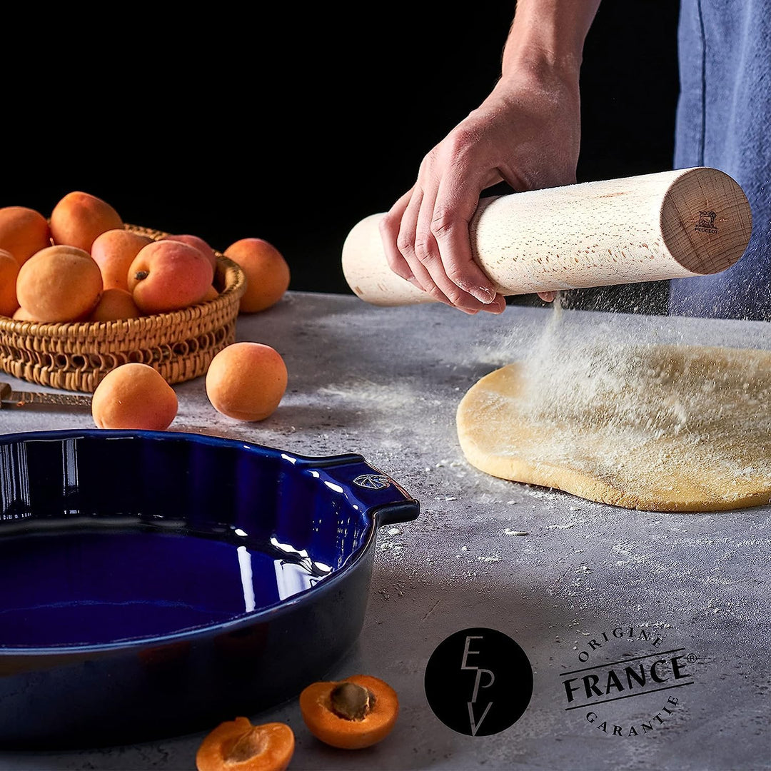 Tarteform Keramik rund 30 cm ofenfest spülmaschinenfest Blau - Bild 2
