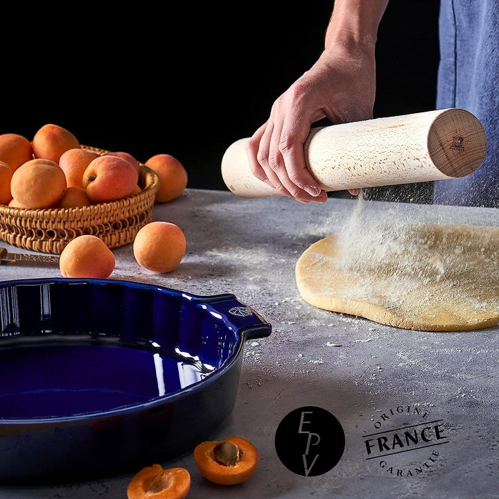 Tarteform Keramik rund 30 cm ofenfest spülmaschinenfest Blau - Bild 2