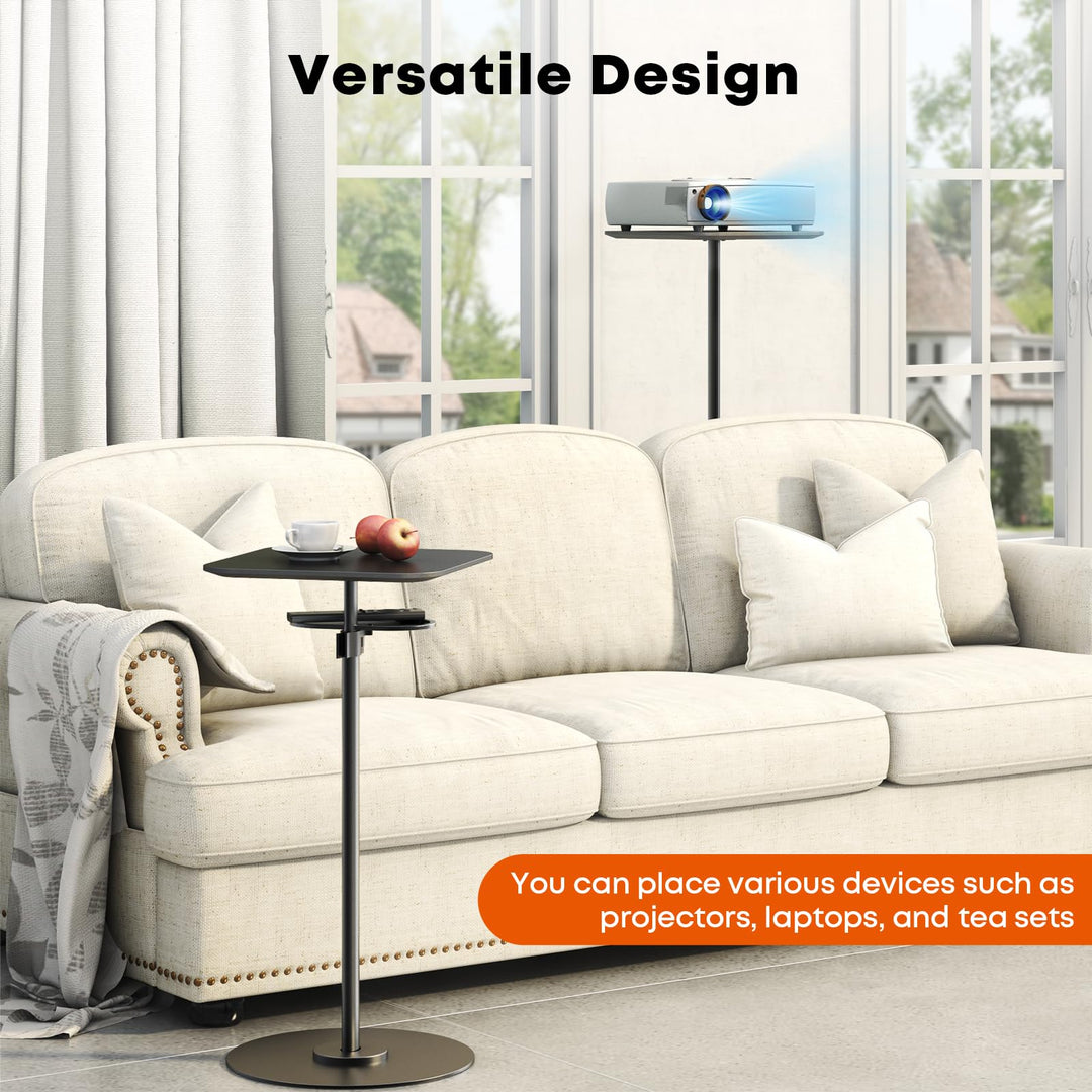 Beamer Ständer höhenverstellbar 70–120 cm bis 6 kg Stahl schwarz - Bild 6