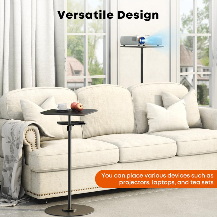 Beamer Ständer höhenverstellbar 70–120 cm bis 6 kg Stahl schwarz - Bild 6