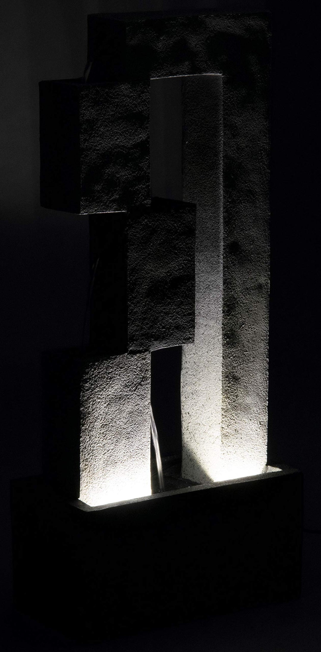 Gartenbrunnen Mars mit LED Polyresin Steinoptik 90,5 cm Outdoor - Bild 10