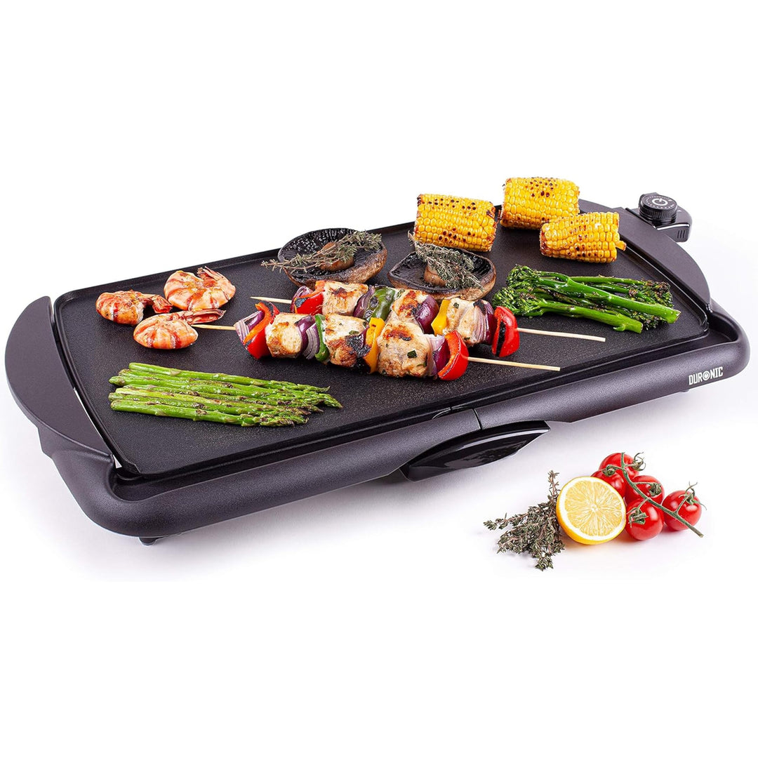 Elektro-Tischgrill 2000W Antihaftbeschichtung 52x27cm Plancha
