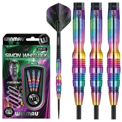 Steeldart Set 90% Wolfram 24g mit Flights und Schäfte 3 Pfeile