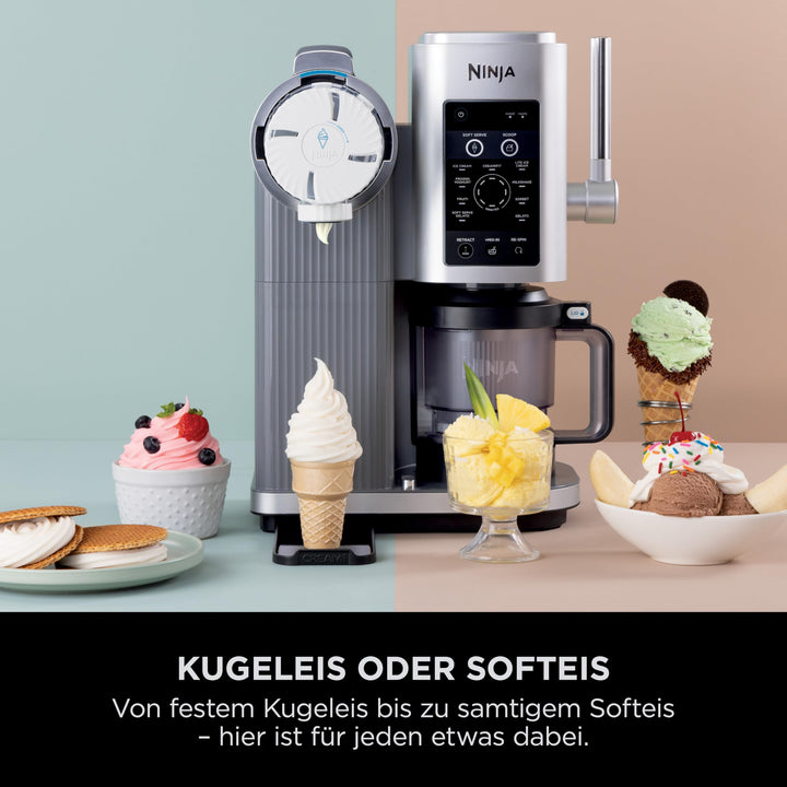 Eismaschine 2-in-1 mit 13 Programmen, 2x480ml Behälter Platinsilber - Bild 10