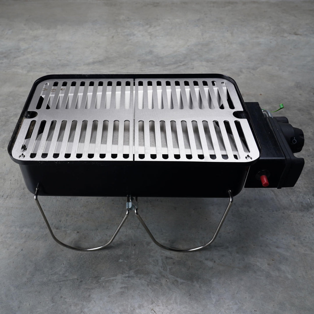 Grillrost Edelstahl für Weber Go-Anywhere spülmaschinenfest 2-teilig - Bild 2