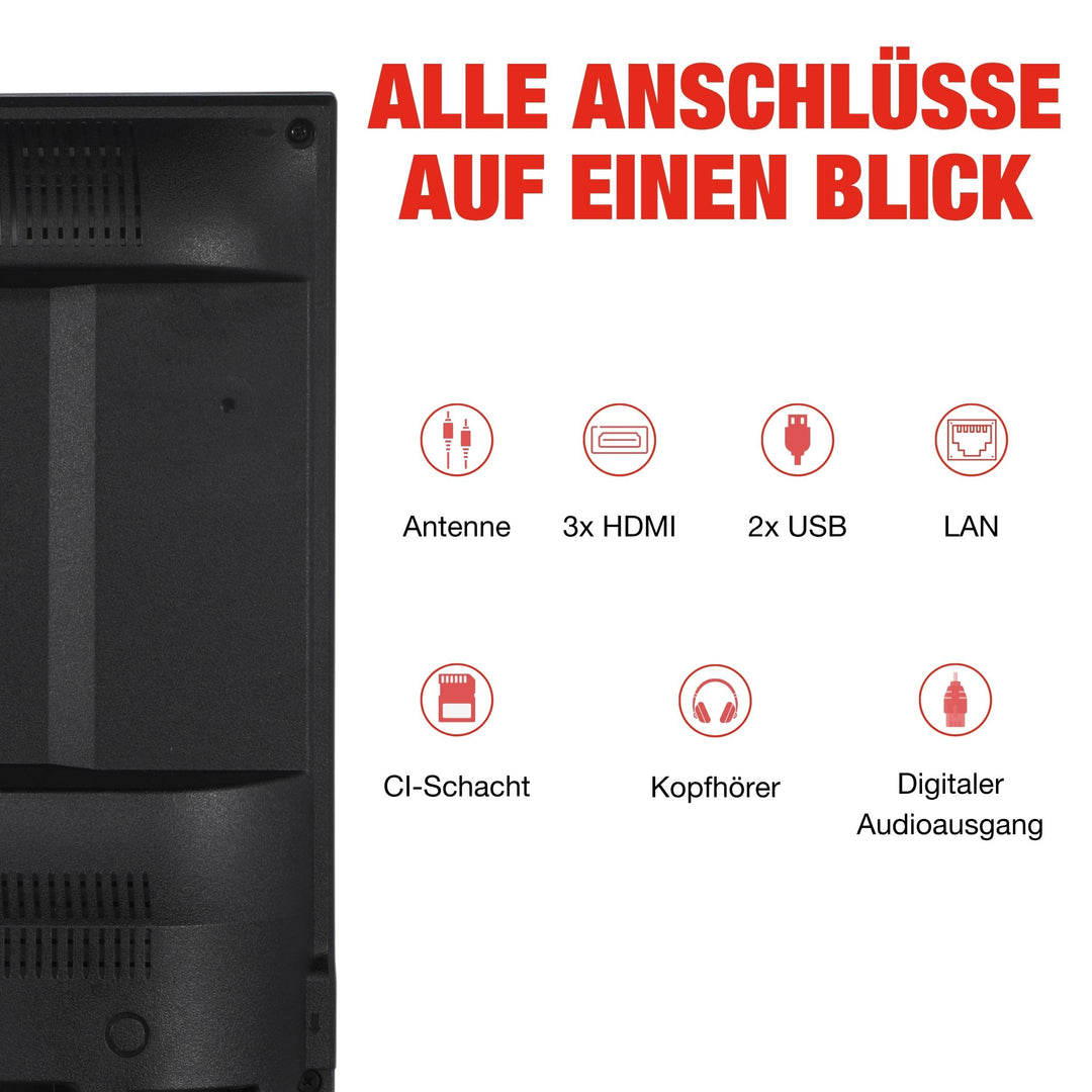 Smart TV 43 Zoll 4K UHD VIDAA mit Dolby Vision &amp; Triple-Tuner - Bild 4