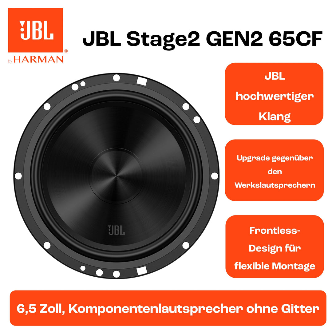 Auto Komponentenlautsprecher 165mm 2-Wege 90W RMS 720W max - Bild 5