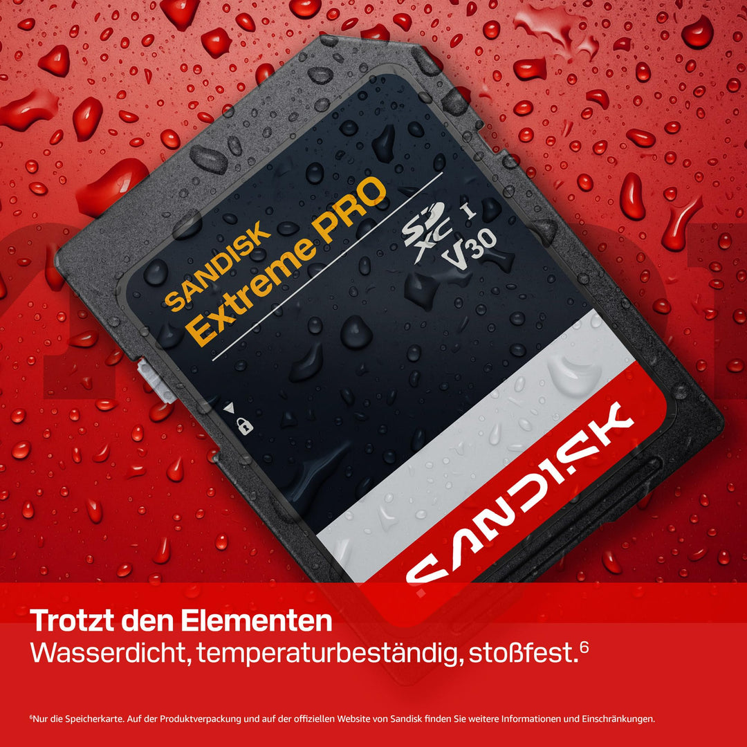 SD-Karte 256 GB UHS-I U3 V30 4K UHD bis 250 MB/s Lesen - Bild 5