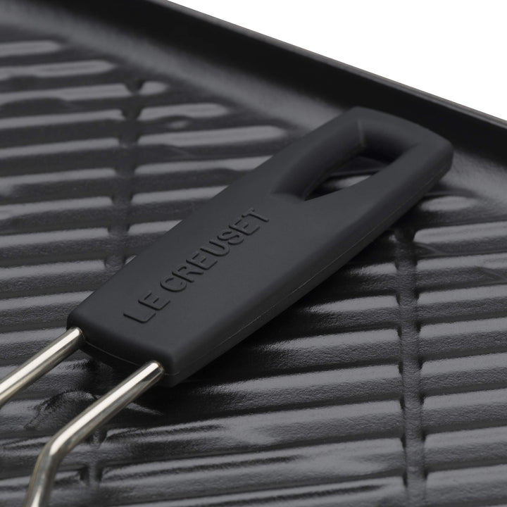 Gusseisen-Grillpfanne rechteckig mit Klappgriff, 59x36 cm - Bild 7