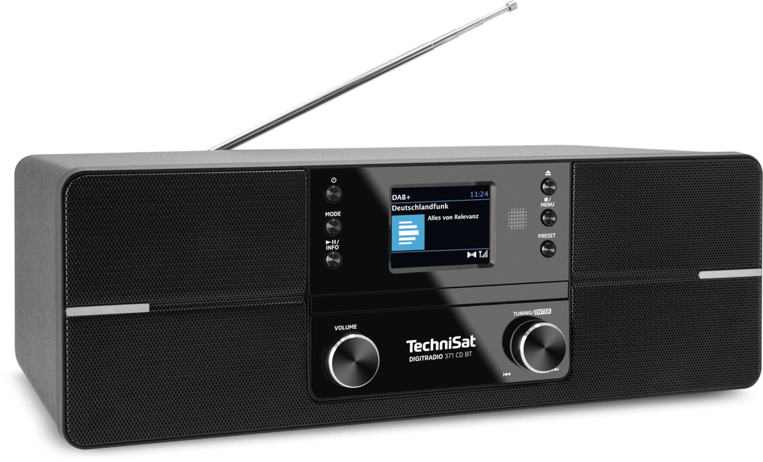 DAB+ Kompaktanlage mit CD-Player Bluetooth 10W Farbdisplay Wecker