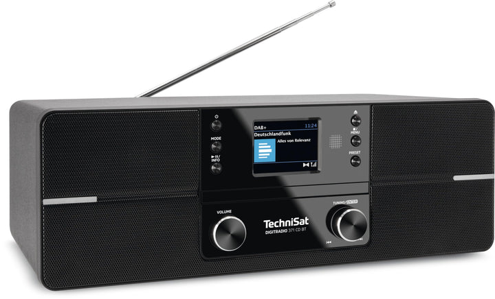DAB+ Kompaktanlage mit CD-Player Bluetooth 10W Farbdisplay Wecker