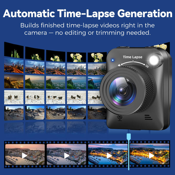 Zeitrafferkamera 4K Outdoor IP66 wasserdicht mit 32GB Karte - Bild 3