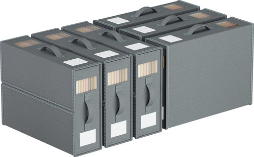 Bettwäsche-Organizer faltbar Vliesstoff 6er-Set 39x33x12 cm