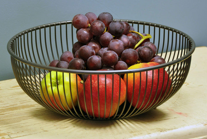 Obst Etagere Metall 3-teilig Anthrazit mit Bananenhalter - Bild 4