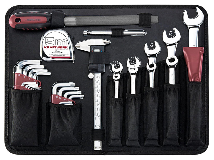 Werkzeugkoffer Alu bestückt 263-tlg. mit 1/4" + 1/2" Steckschlüsselsatz - Bild 5