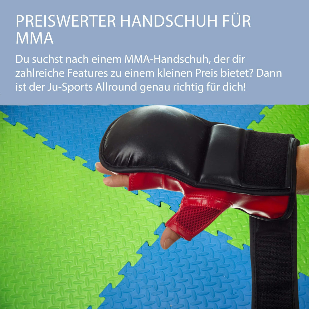 MMA Handschuhe Sparring Kunstleder Grösse L mit Daumenschutz - Bild 4