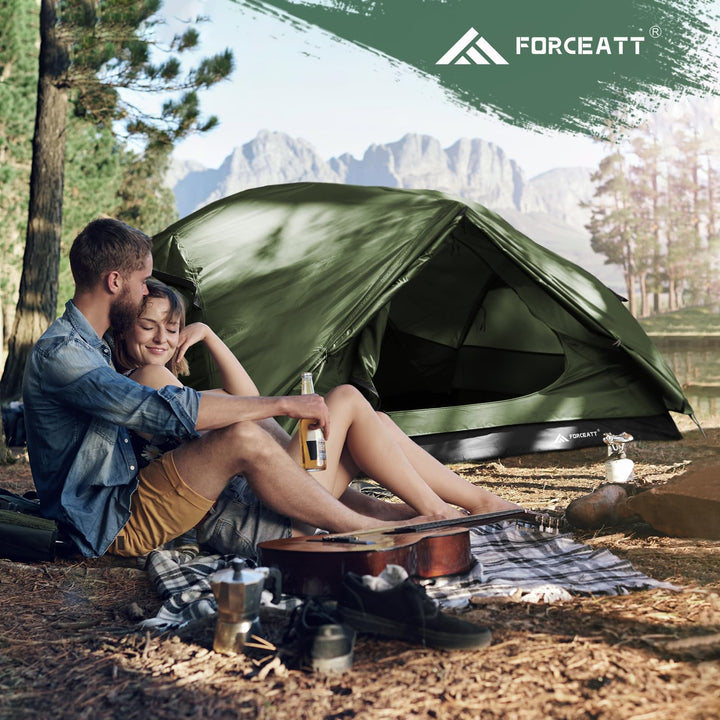 Campingzelt 2 Personen Ultraleicht 3-4 Jahreszeiten Trekking - Bild 6