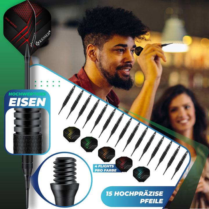 Elektronische Dartscheibe Set 21 Spiele LCD für bis zu 8 Spieler - Bild 4