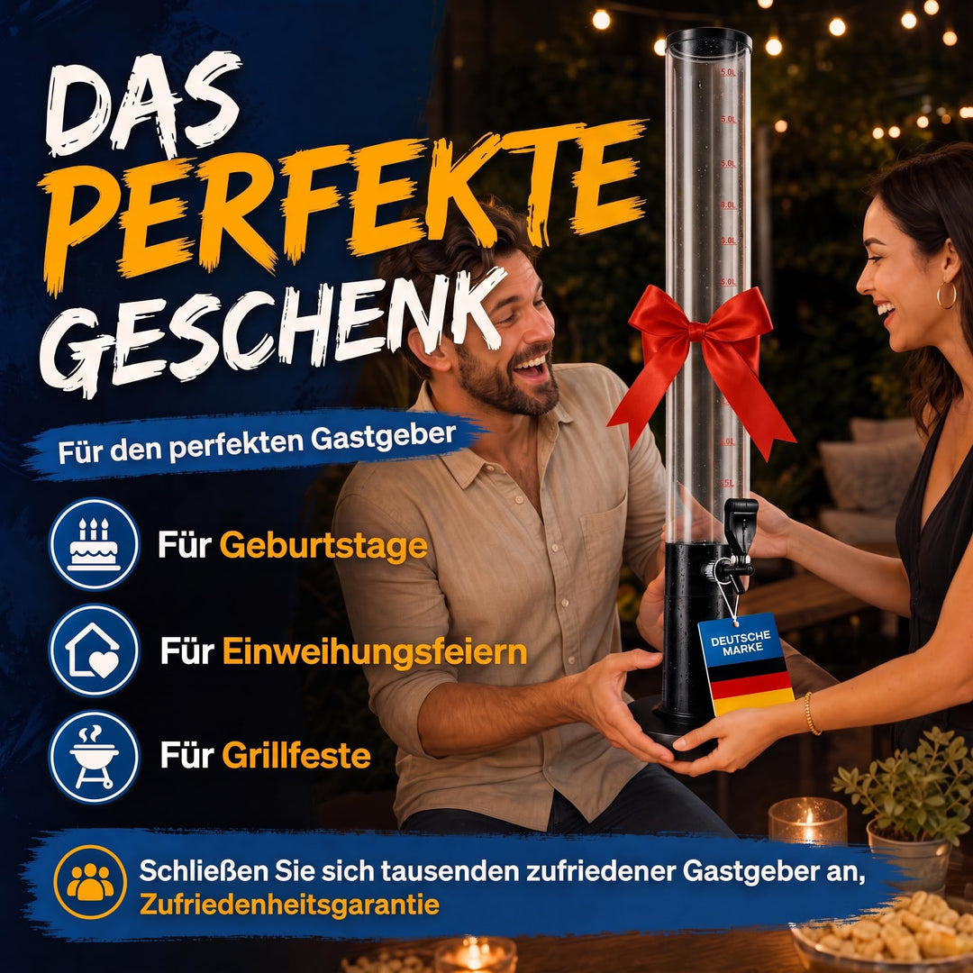 Bierzapfanlage 5L mit Eiskammer und Zapfhahn für Partys - Bild 6