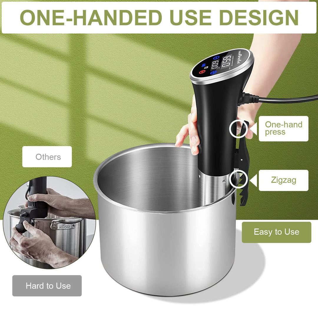 Sous-Vide-Stick 1100W IPX7 mit Timerfunktion fuer praezises Garen - Bild 3